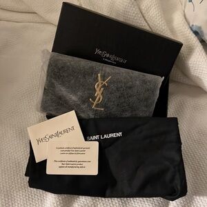 Yves Saint Laurent black long wallet ☝️💥🌹🔥SOLD !Do not buy !🥰